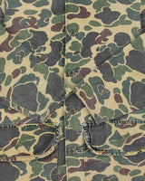 Vintage 1970s Saftbak Duck Camo Made In USA Lightweight Canvas Hunting Jacket - S