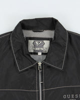 Vintage 1990s Guess Jeans Contrast Stitch Shell Windbreaker Harrington Jacket - L