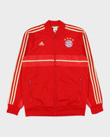 Vintage 2012 Adidas Bayern Munich Softshell 3-Stripe Football Track Jacket - M