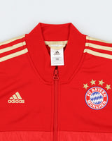 Vintage 2012 Adidas Bayern Munich Softshell 3-Stripe Football Track Jacket - M