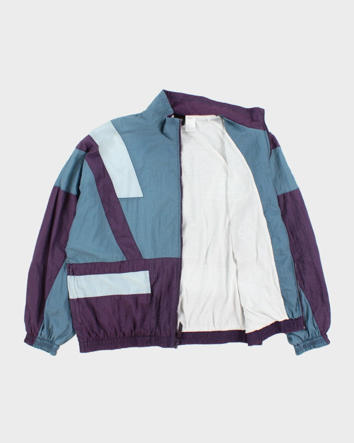 Vintage 1990s Nike Black Tag Embroidered Colourblock Shell Windbreaker Jacket - XL