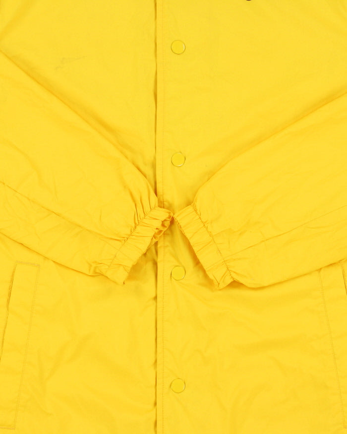 Vintage Nike SB Yellow Softshell Skateboarding Coach Jacket - S