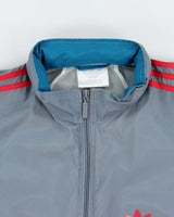 Vintage 1988 Adidas Originals Colourblock Lightweight Hooded Shell Windbreaker Jacket - L