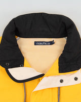 Vintage 1990s Nautica Brushed Canvas Twill Hooded Sailing Jacket - M