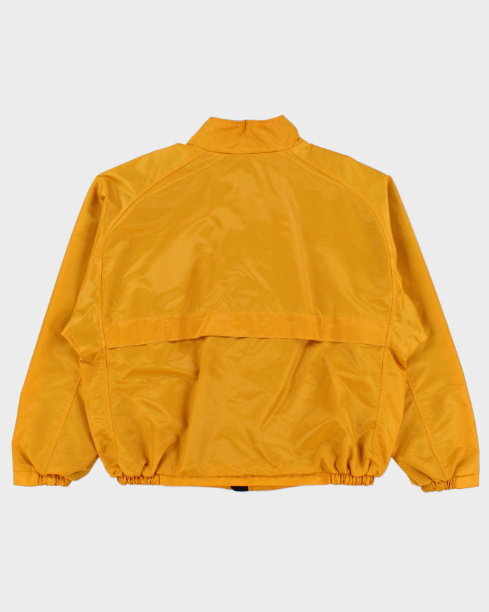 Vintage 1990s Nike Amber Embroidered Waterproof Shell Bomber Jacket - L