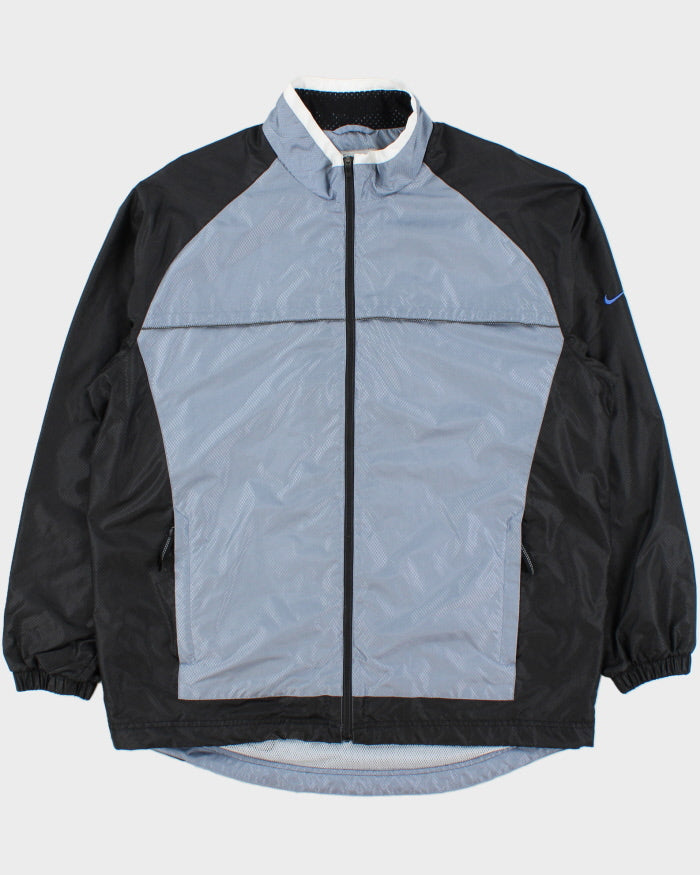Vintage 2001 Y2K Nike Diamond Grid Shell Tech Windbreaker Jacket - XL