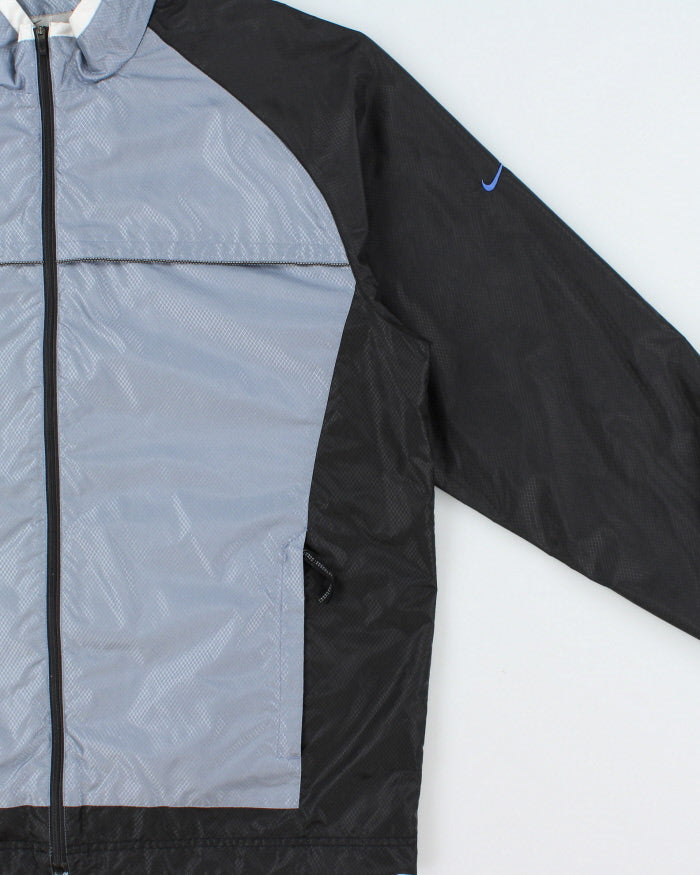 Vintage 2001 Y2K Nike Diamond Grid Shell Tech Windbreaker Jacket - XL