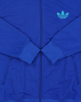 Vintage Adidas Originals Royal Blue Embroidered Firebird Track Jacket - M