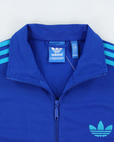 Vintage Adidas Originals Royal Blue Embroidered Firebird Track Jacket - M