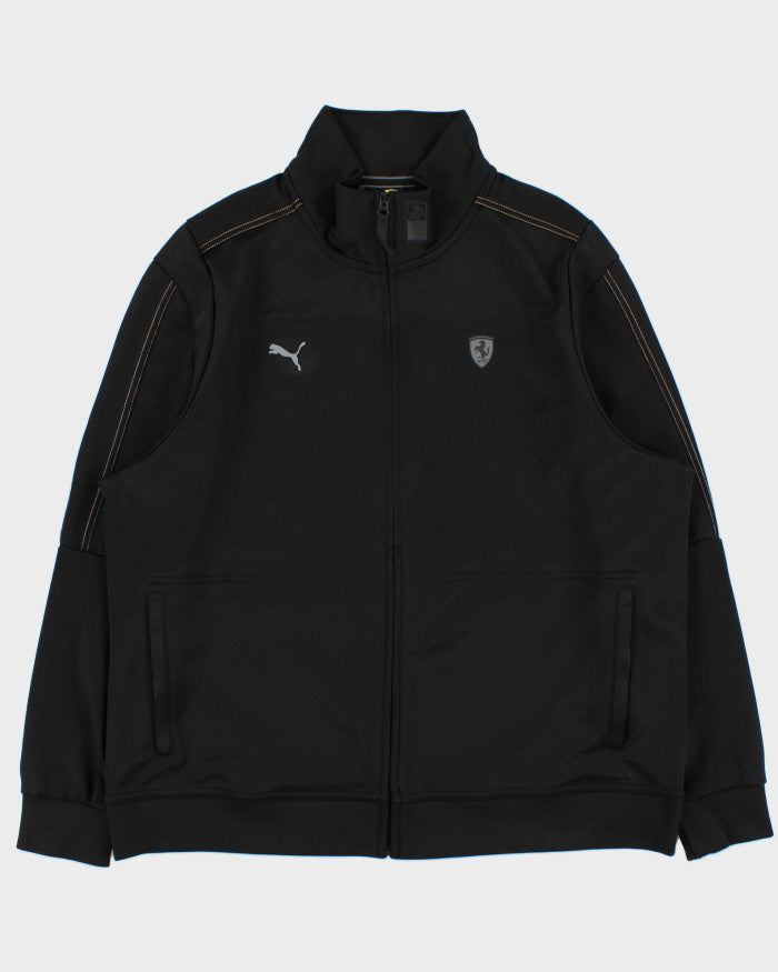 2023 Puma Scuderia Ferrari Black Edition 3M Logo Sotfshell Track Jacket - XXL