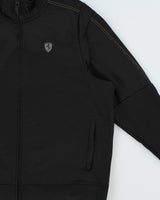 2023 Puma Scuderia Ferrari Black Edition 3M Logo Sotfshell Track Jacket - XXL