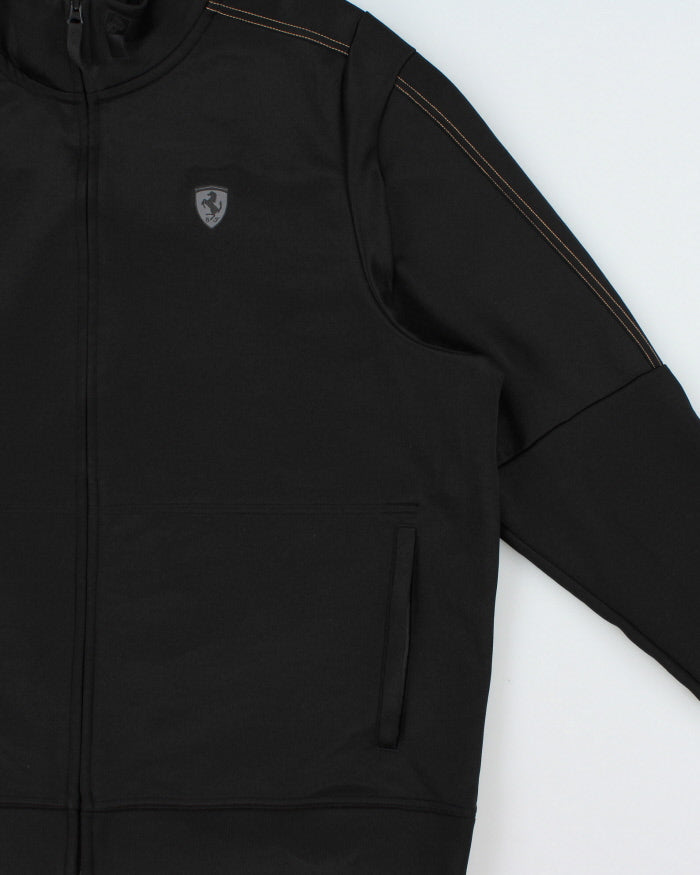 2023 Puma Scuderia Ferrari Black Edition 3M Logo Sotfshell Track Jacket - XXL