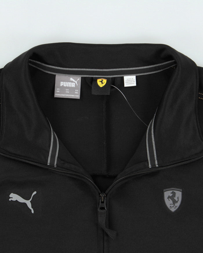 2023 Puma Scuderia Ferrari Black Edition 3M Logo Sotfshell Track Jacket - XXL