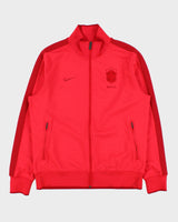 Vintage Nike (Red) Brasil CBF 2010 FIFA World Cup Football Track Jacket - L