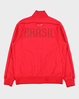 Vintage Nike (Red) Brasil CBF 2010 FIFA World Cup Football Track Jacket - L