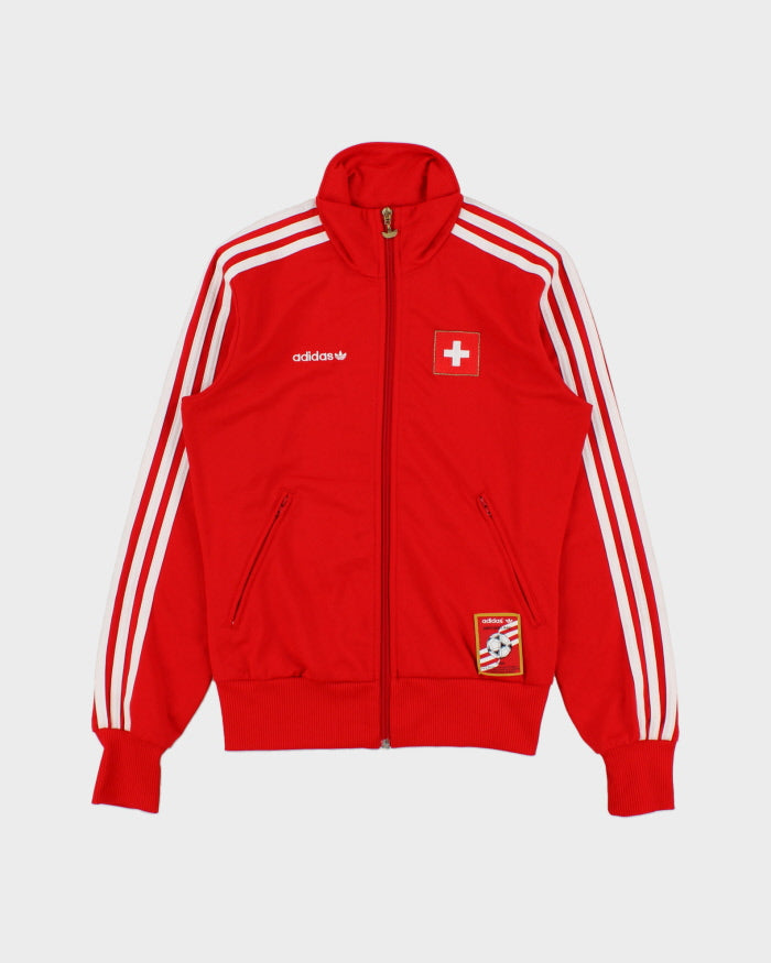 Vintage Adidas Originals Switzerland 2008 Euros Suisse Football Track Jacket - S