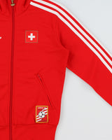 Vintage Adidas Originals Switzerland 2008 Euros Suisse Football Track Jacket - S