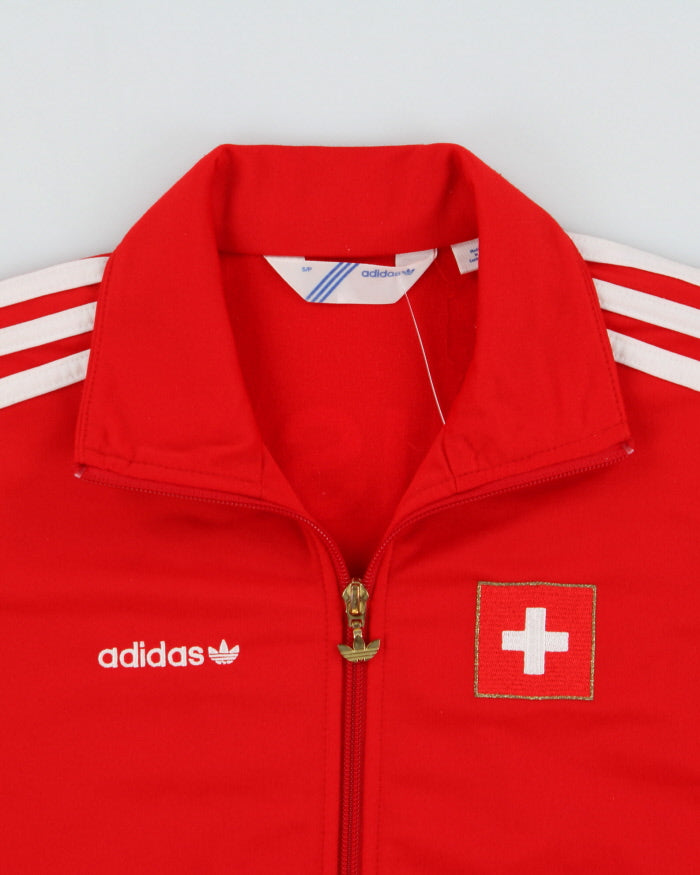 Vintage Adidas Originals Switzerland 2008 Euros Suisse Football Track Jacket - S