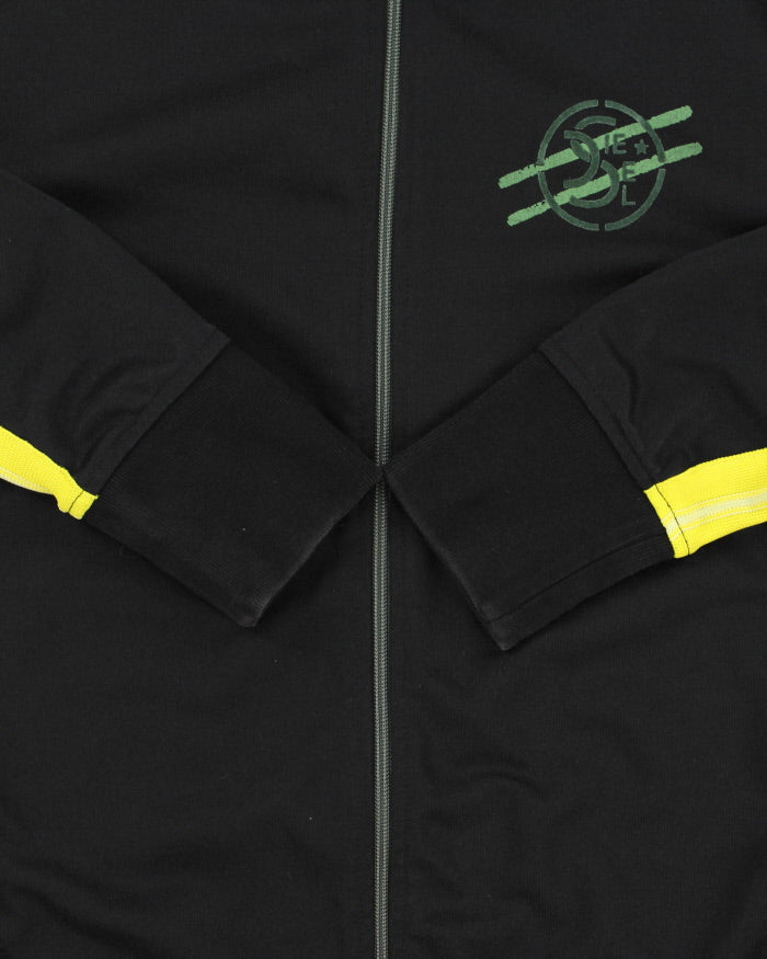 Vintage Y2K 00s Diesel Heavyweight Rib Funnel-Neck Track Jacket - XL
