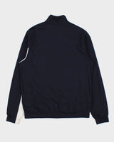 Vintage Puma Navy Embroidered Funnel-Neck Track Jacket - M