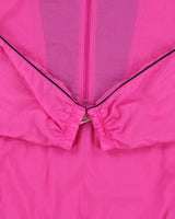 Nike Hot Pink Embroidered '80s Quarter-Zip Shell Windbreaker Jacket - S