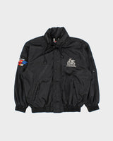 Vintage 1990s Ralliart World Rally Championship Embroidered Motor Field All Weather Shell Bomber Jacket - M
