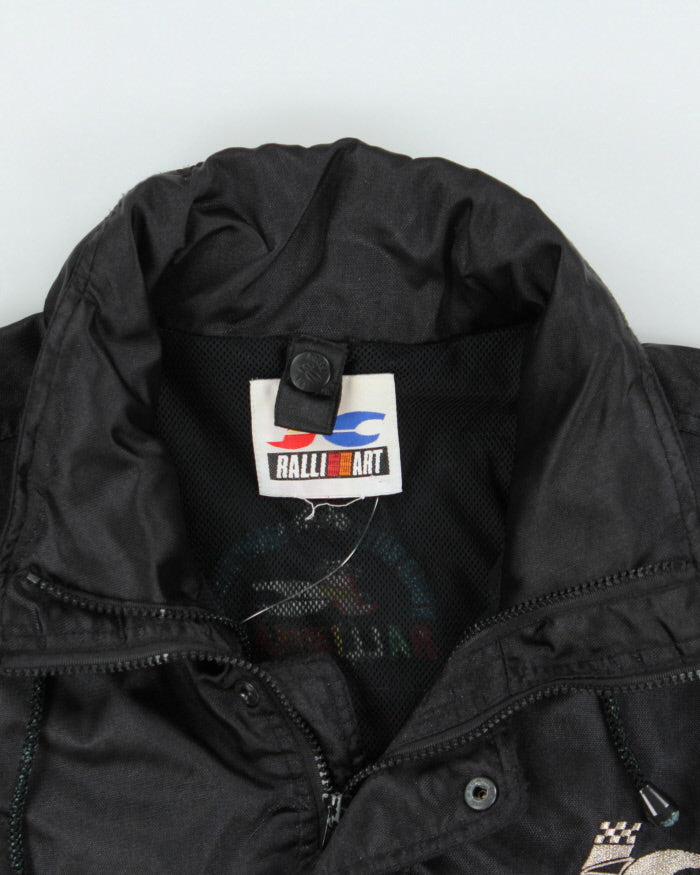 Vintage 1990s Ralliart World Rally Championship Embroidered Motor Field All Weather Shell Bomber Jacket - M