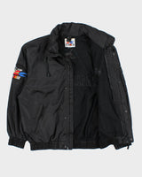 Vintage 1990s Ralliart World Rally Championship Embroidered Motor Field All Weather Shell Bomber Jacket - M