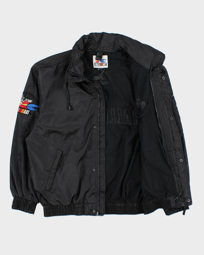 Vintage 1990s Ralliart World Rally Championship Embroidered Motor Field All Weather Shell Bomber Jacket - M