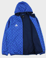 2015-16 Adidas Chelsea FC Monogram Badge Japan Exclusive Soft Shell Hooded Windbreaker Jacket - XL