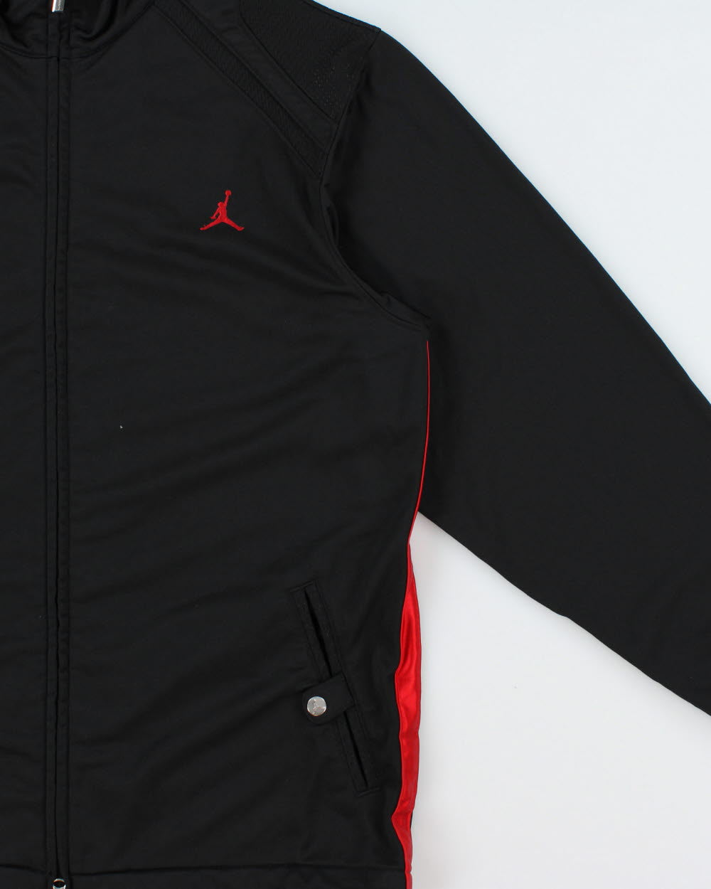 Vintage Y2K 00s Nike Air Jordan Heavyweight Taped Jumpman Track Jacket - L