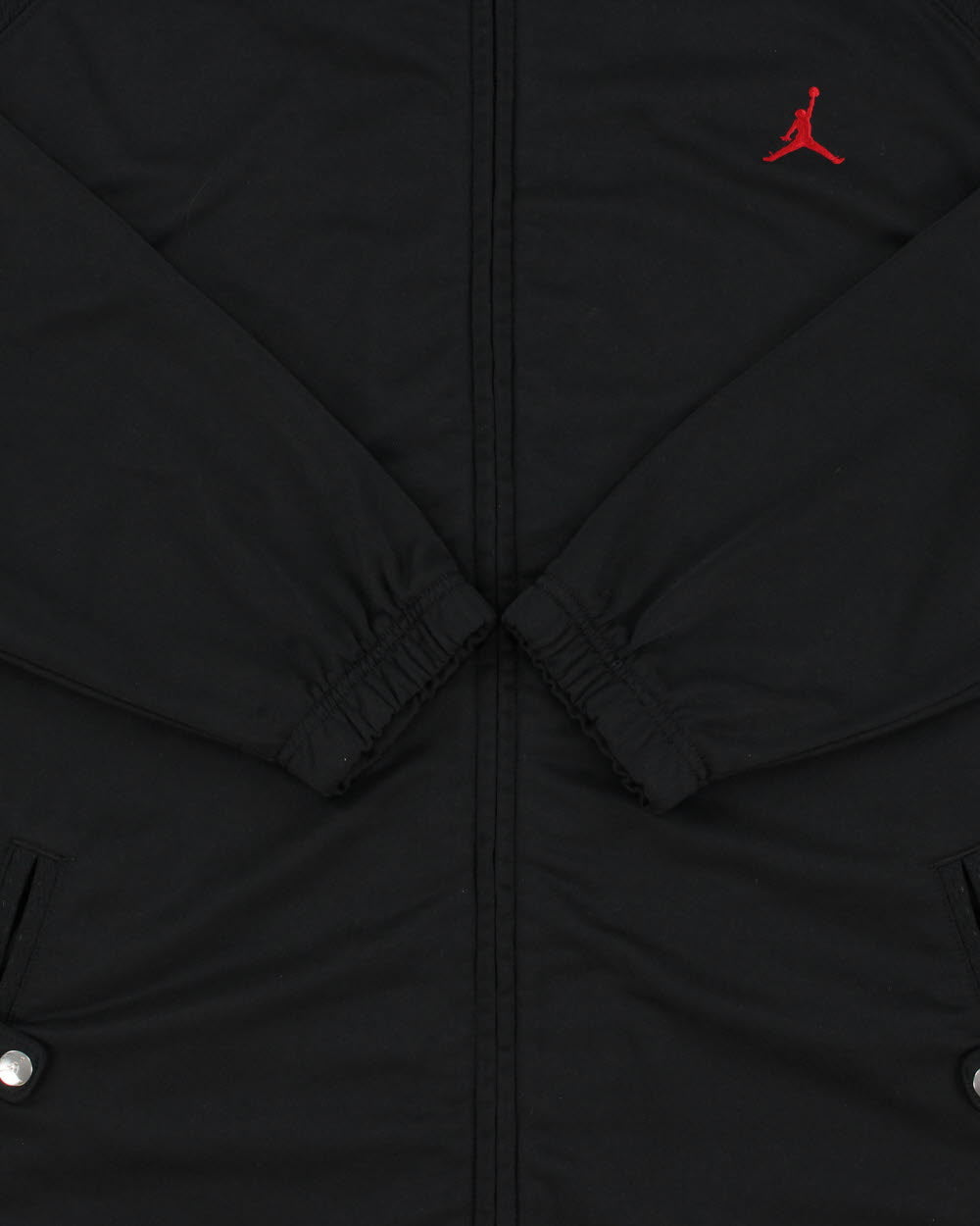 Vintage Y2K 00s Nike Air Jordan Heavyweight Taped Jumpman Track Jacket - L