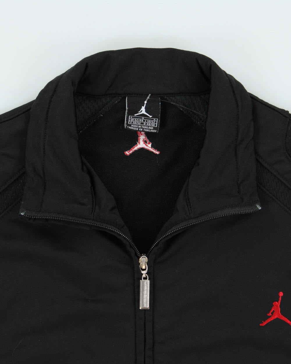 Vintage Y2K 00s Nike Air Jordan Heavyweight Taped Jumpman Track Jacket - L