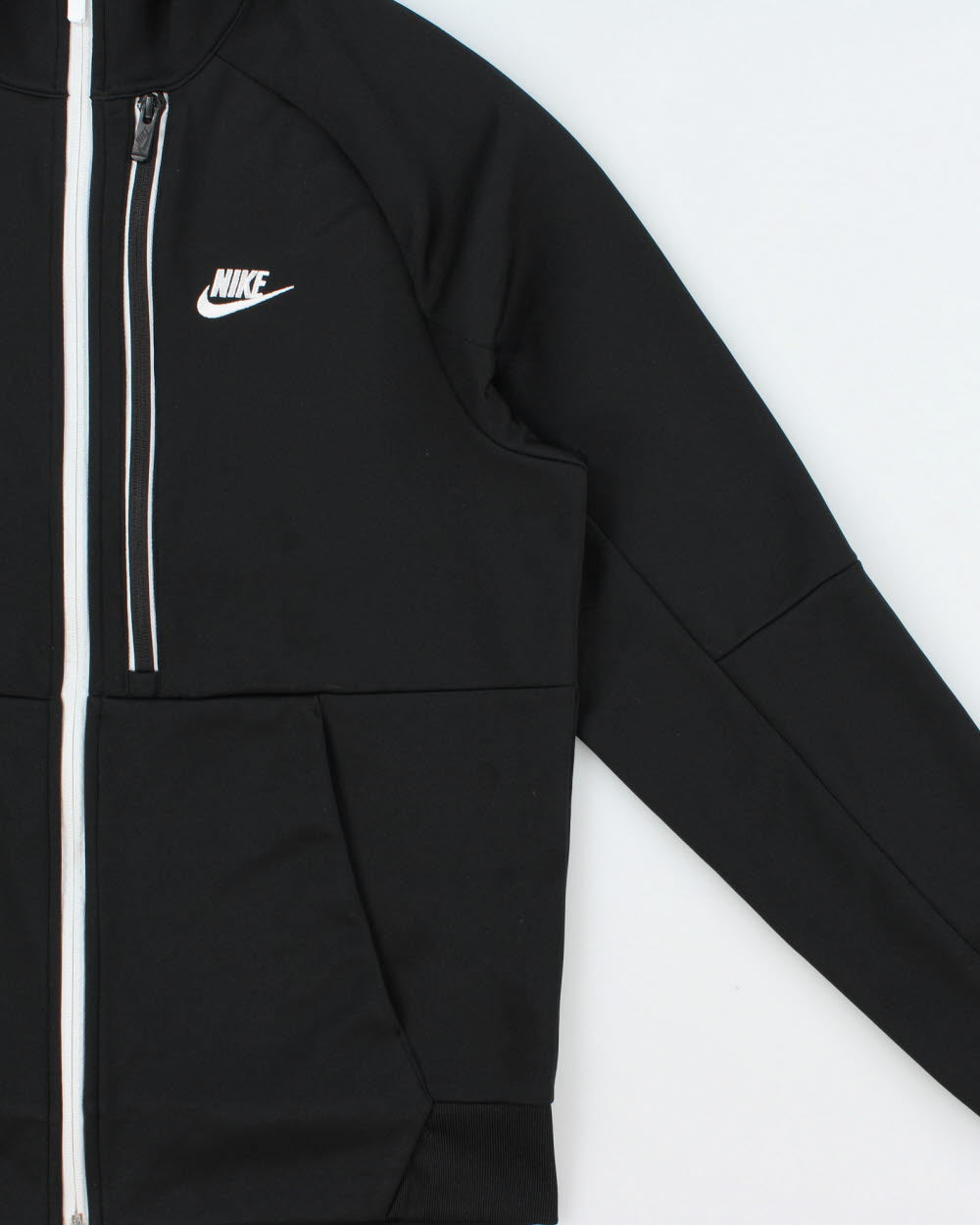 Nike Pinwheel Black Soft Shell Tech Track Jacket - M