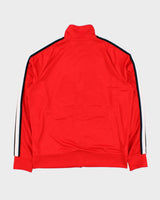 Vintage Nike Soft Shell Taped Embroidered Track Jacket - M