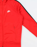 Vintage Nike Soft Shell Taped Embroidered Track Jacket - M