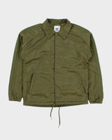 Vintage Adidas Originals Khaki Fleeced Lined Shell Coach Jacket - XXS
