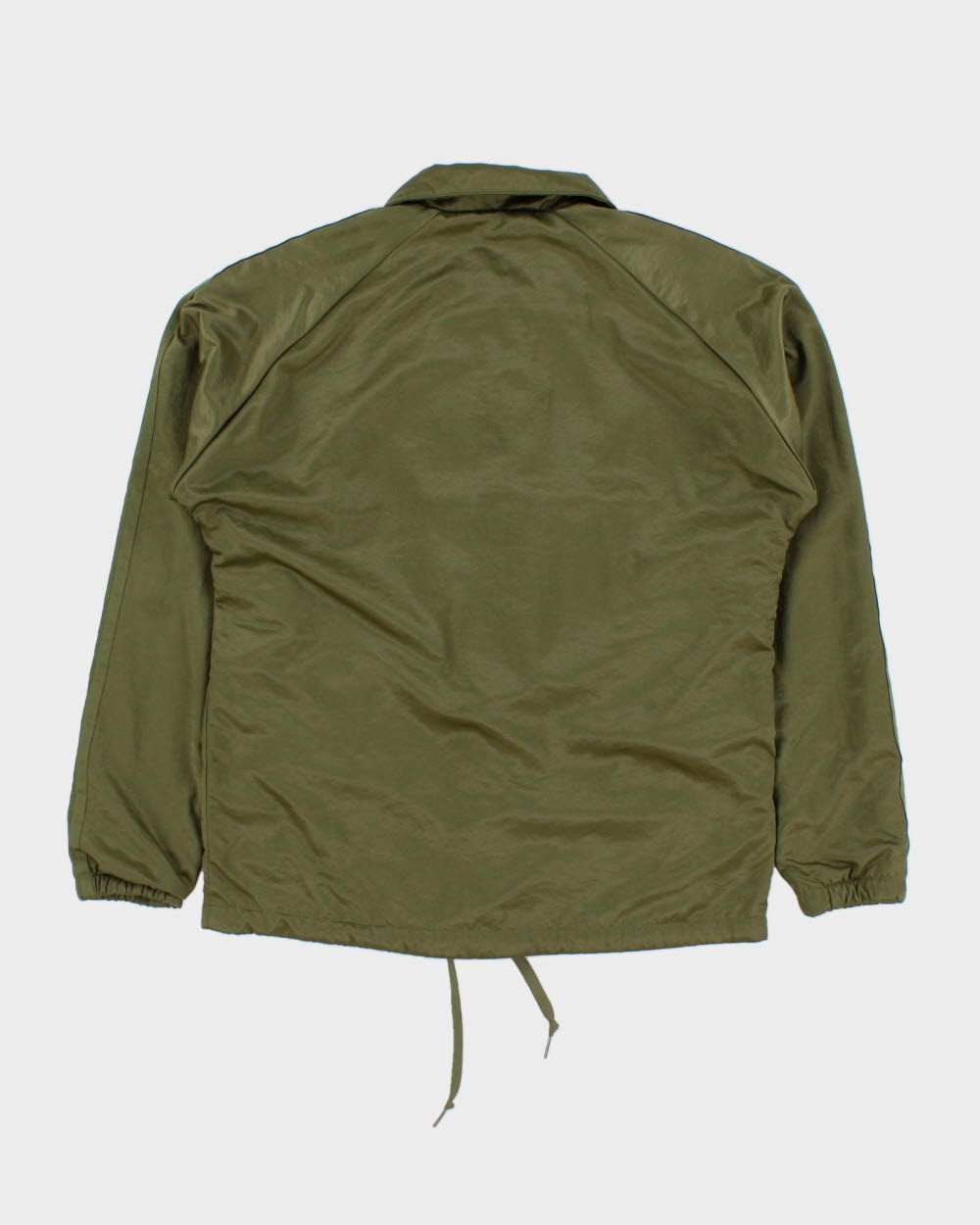 Vintage Adidas Originals Khaki Fleeced Lined Shell Coach Jacket - XXS