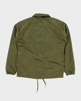 Vintage Adidas Originals Khaki Fleeced Lined Shell Coach Jacket - XXS