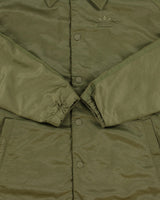 Vintage Adidas Originals Khaki Fleeced Lined Shell Coach Jacket - XXS