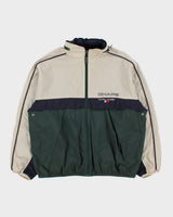 Vintage 1990s Ralph Lauren Chaps Colourblock Waterproof Shell Bomber Jacket - L