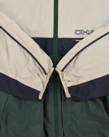 Vintage 1990s Ralph Lauren Chaps Colourblock Waterproof Shell Bomber Jacket - L