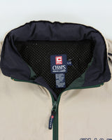 Vintage 1990s Ralph Lauren Chaps Colourblock Waterproof Shell Bomber Jacket - L