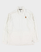 Nike Challenge Court Tennis Velour Loose Fit Taped Funnel Neck Track Jacket - M