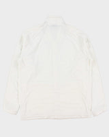 Nike Challenge Court Tennis Velour Loose Fit Taped Funnel Neck Track Jacket - M