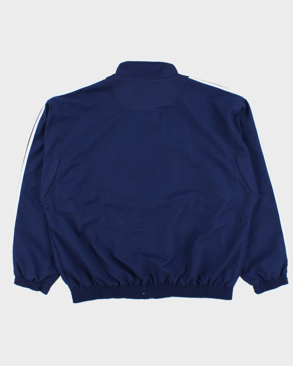 Vintage 1990s Adidas Navy 3-Stripe Shell Windbreaker Jacket - XL