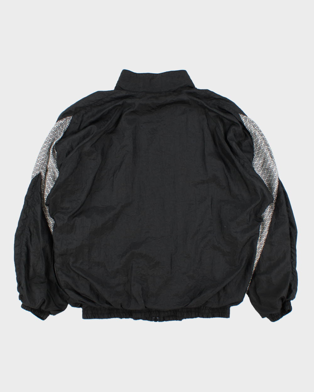 Vintage 1990s Umbro Monogram Embroidered Soft Shell Windbreaker Jacket - M