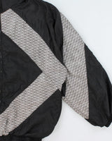 Vintage 1990s Umbro Monogram Embroidered Soft Shell Windbreaker Jacket - M