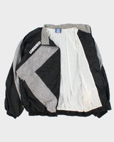 Vintage 1990s Umbro Monogram Embroidered Soft Shell Windbreaker Jacket - M