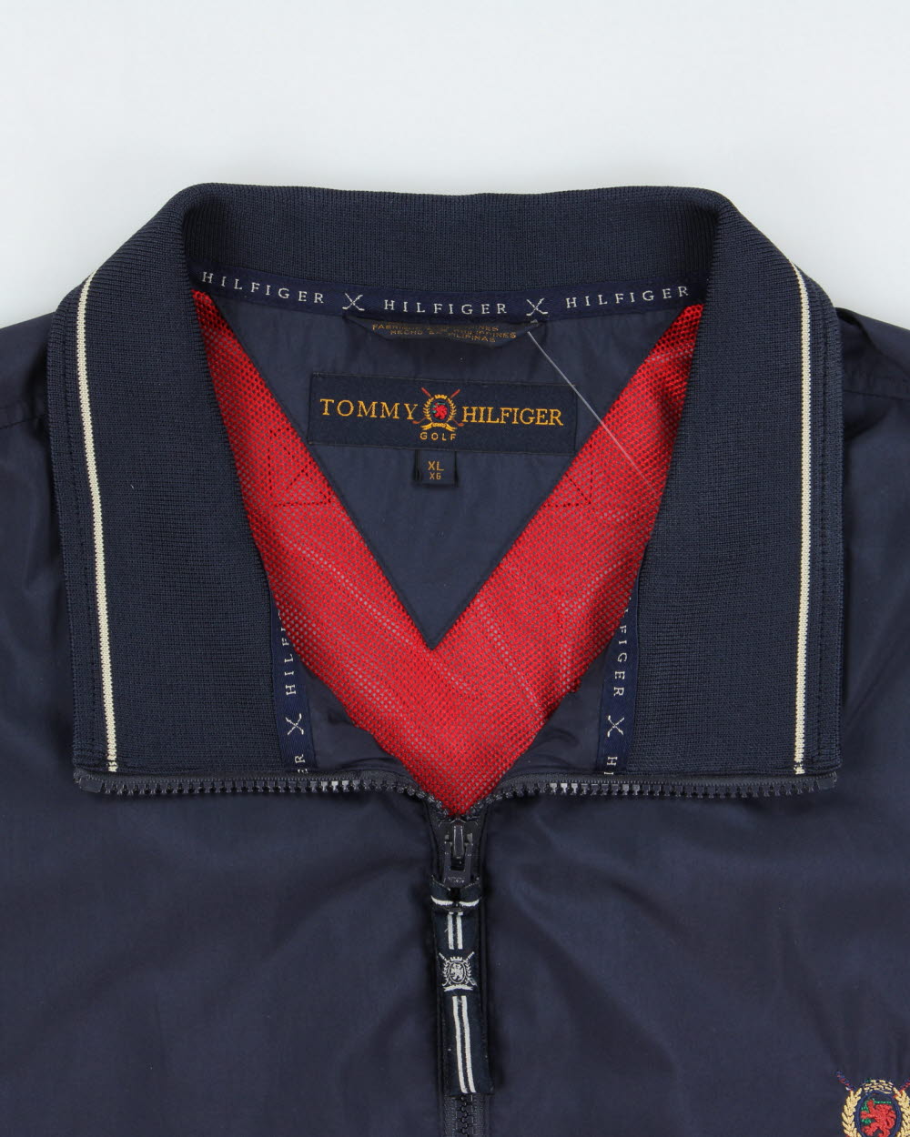 Vintage 1990s Tommy Hilfiger Golf Soft Shell Harrington Jacket - XL